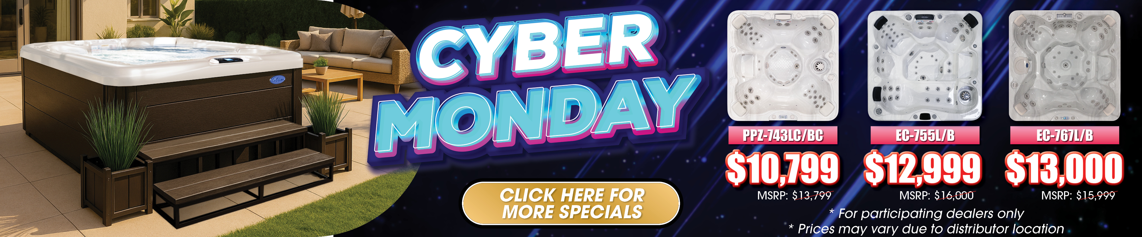 Calspas hot tub being used in a family setting - Colorado Springs